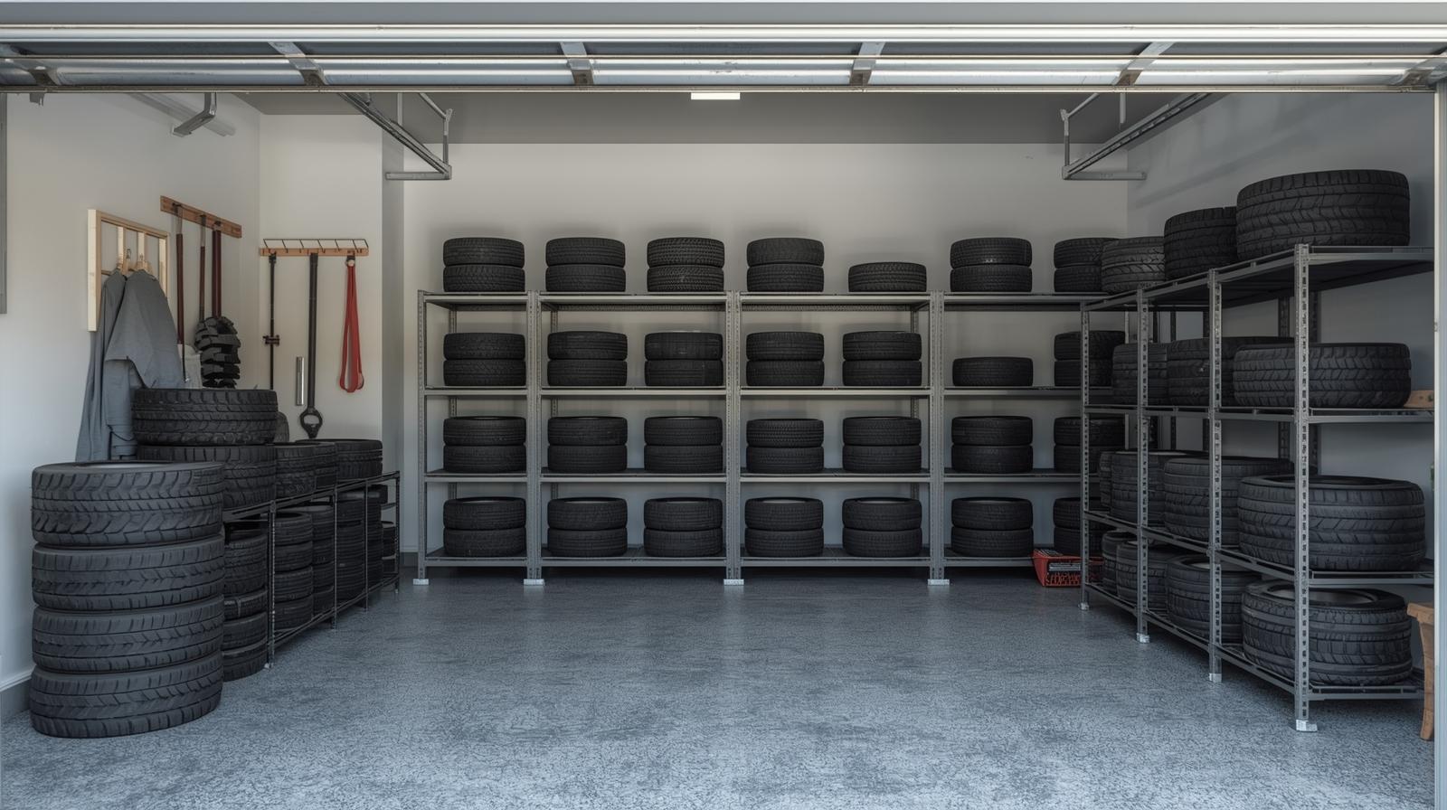 Home Tire Storage Ideas To Keep Your Garage More Organized