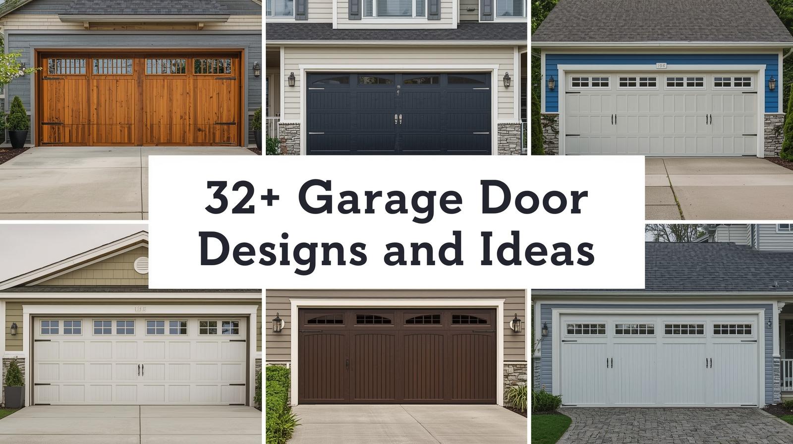 32 Garage Door Designs and Ideas