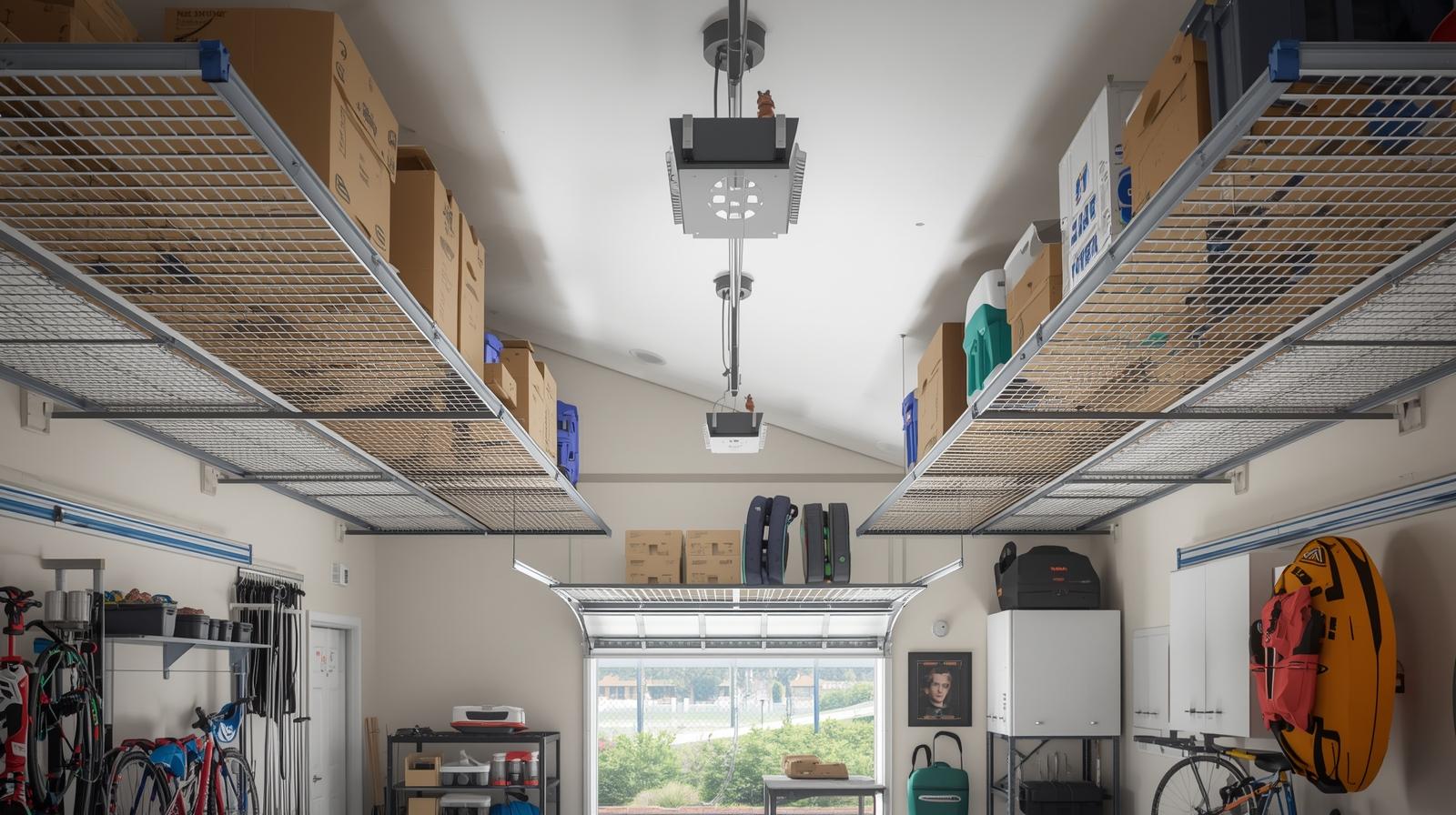 21 Garage Ceiling Storage Ideas to Save You Space