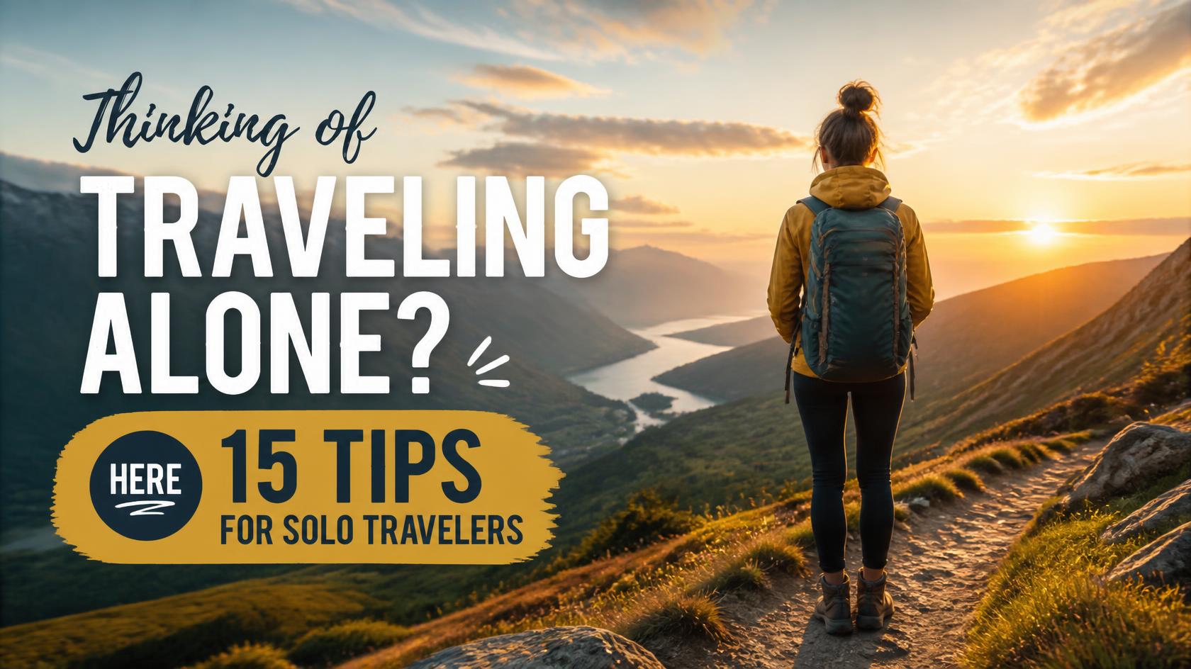Thinking of Traveling Alone? Here 15 Tips for Solo Travelers