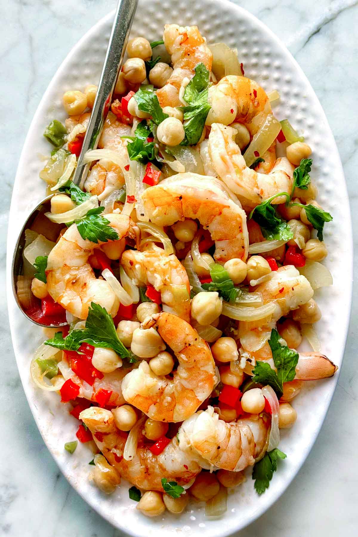 Spanish Shrimp with Chickpeas