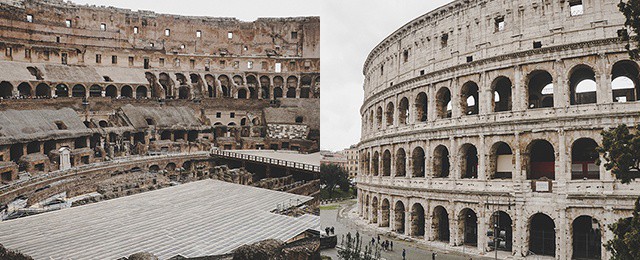Colosseum Roman Amphitheater - Rome Italy Travel Guide Tour
