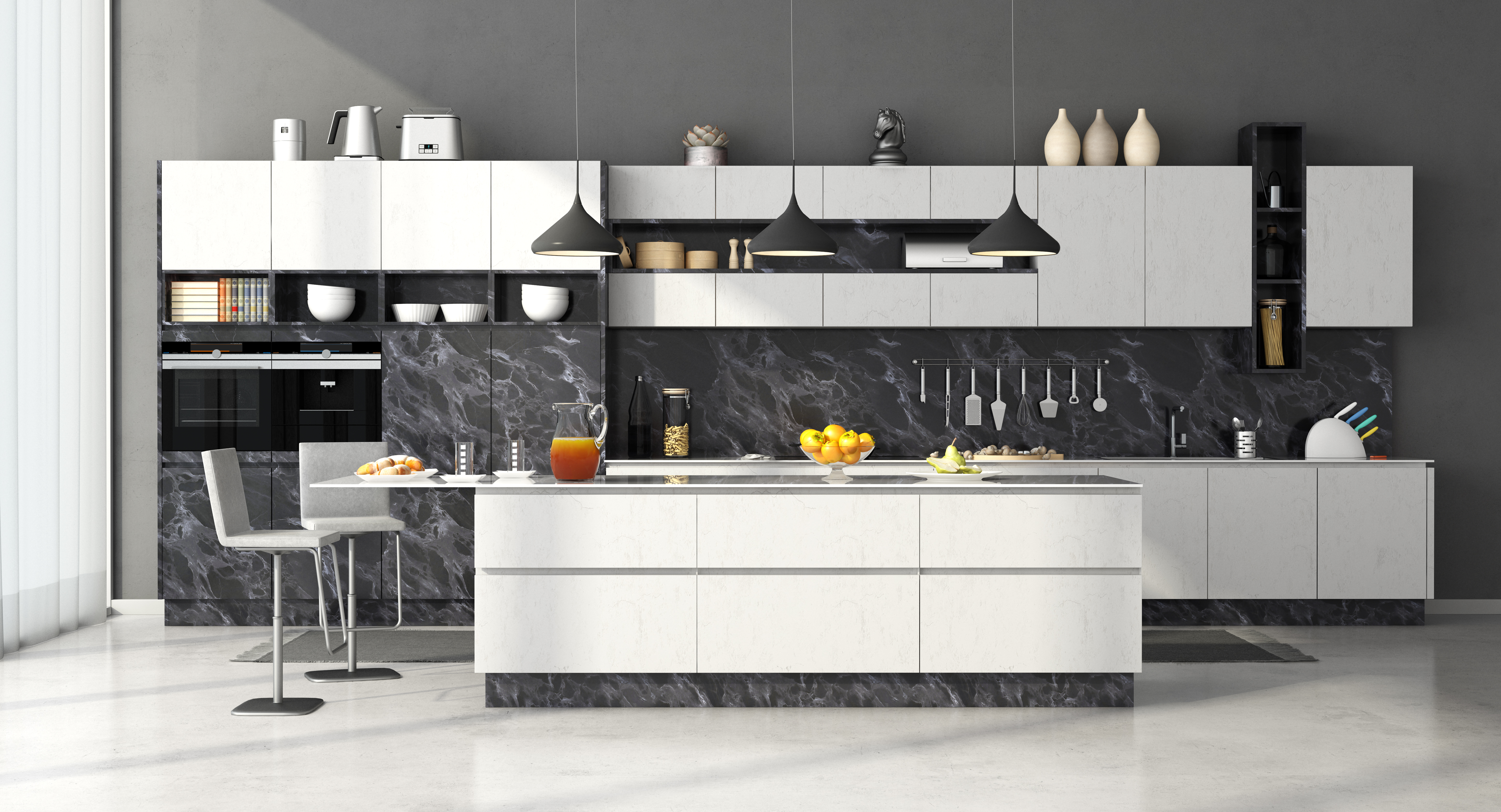 12 Black-and-White Kitchens That Serve Up Timeless Glamour