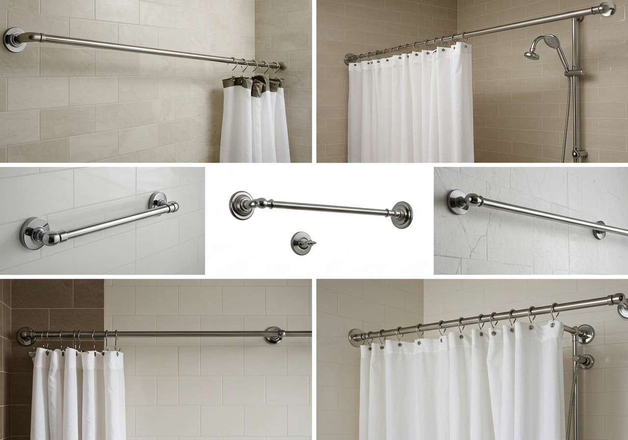 The Best Shower Curtain Rods to Complement Your Decor, Tested