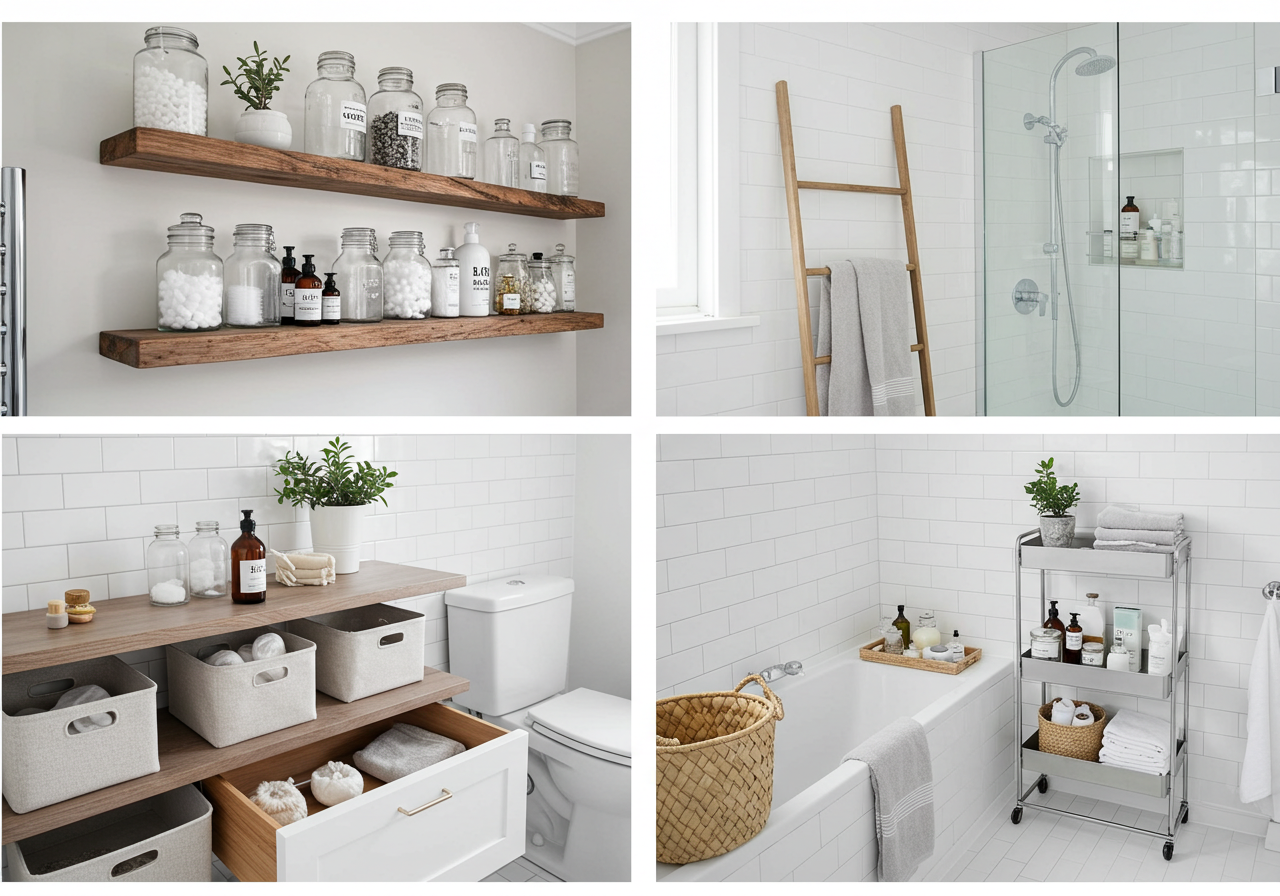 31 Bathroom Storage Ideas to Help You Organize the Loo