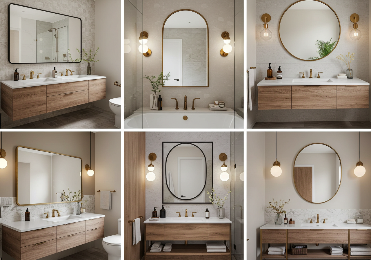 10 Bathroom Mirror Ideas That Will Make Any Space Shine