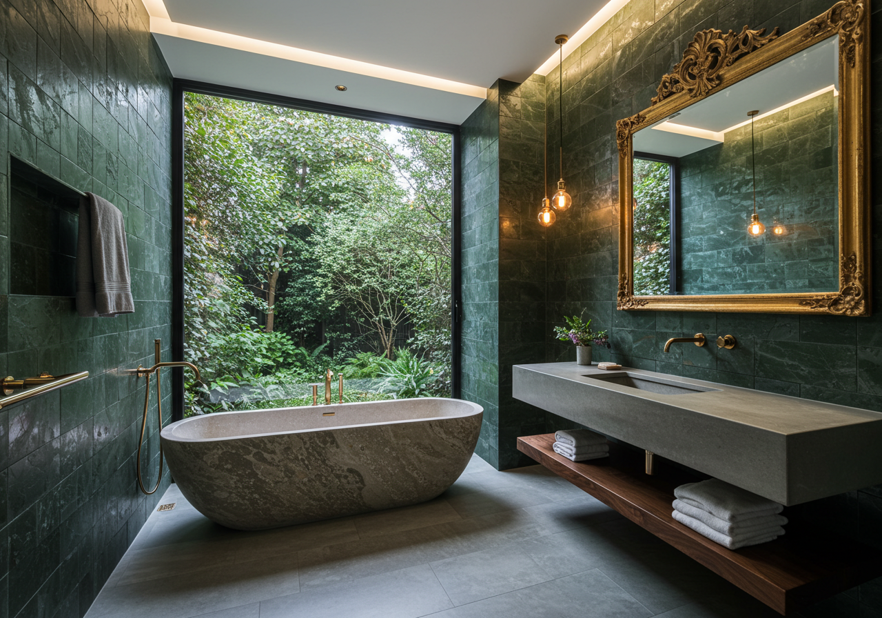 29 Unique Master Bathroom Inspirations