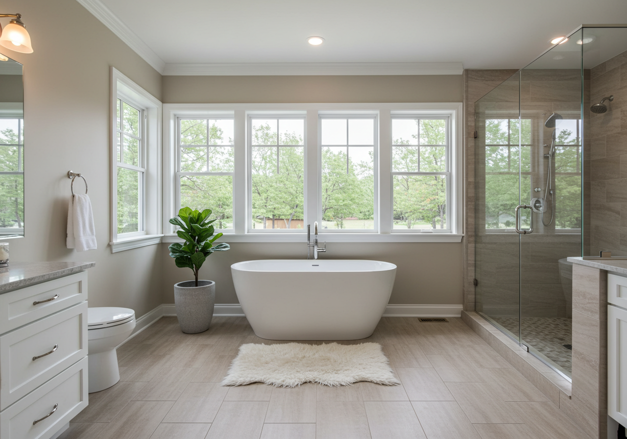 44 Stunning Master Bathroom Designs