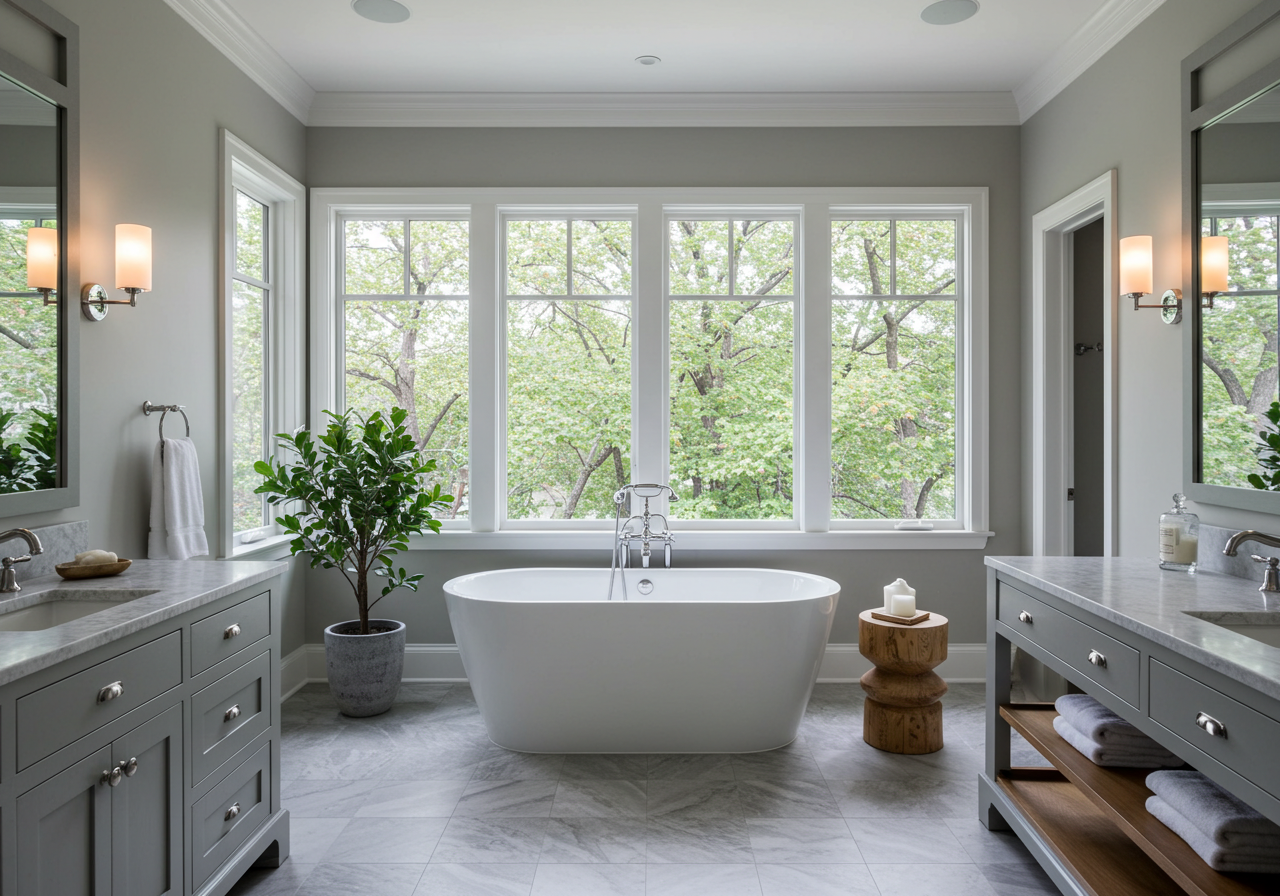 36 Elegant Master Bath Design Ideas