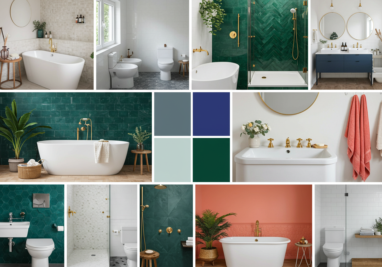 22 of the Best Bathroom Color Schemes