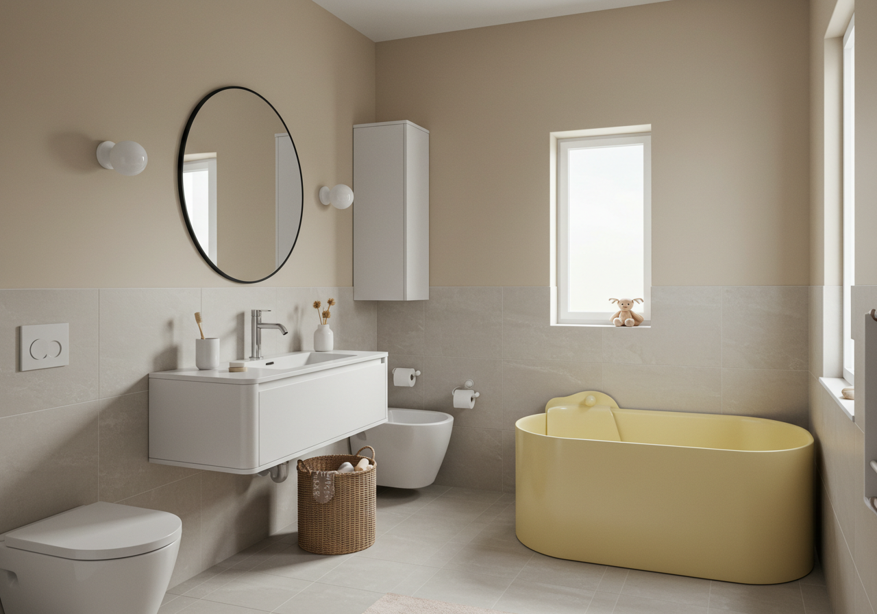 32 Delightfully Adorable Kids’ Bathroom Ideas