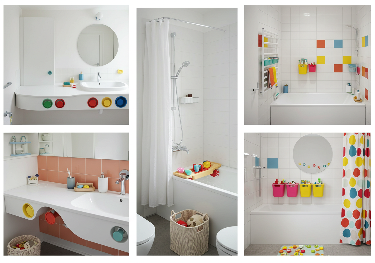 Playful and Functional Design Ideas for Kids’ Bathrooms