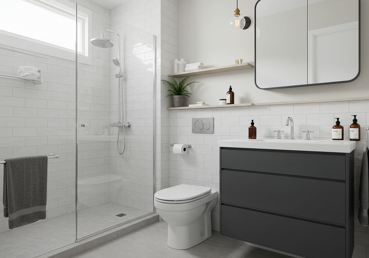 83 Small Bathroom Ideas & How To Make It Look Bigger