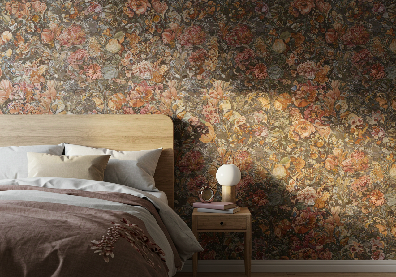 54 Lovely Floral Wallpaper Ideas For Bedrooms