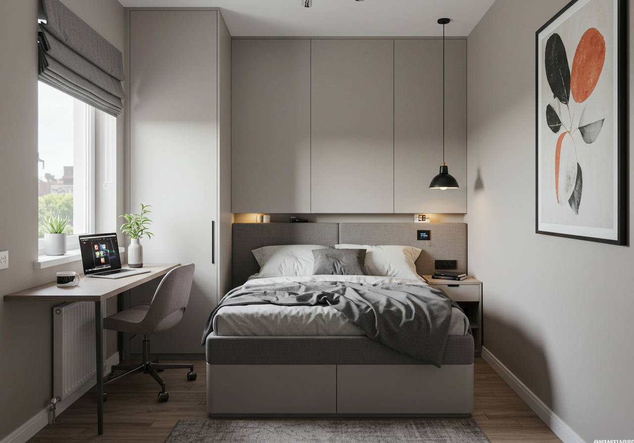 66 Smart Narrow Bedroom Decor Ideas