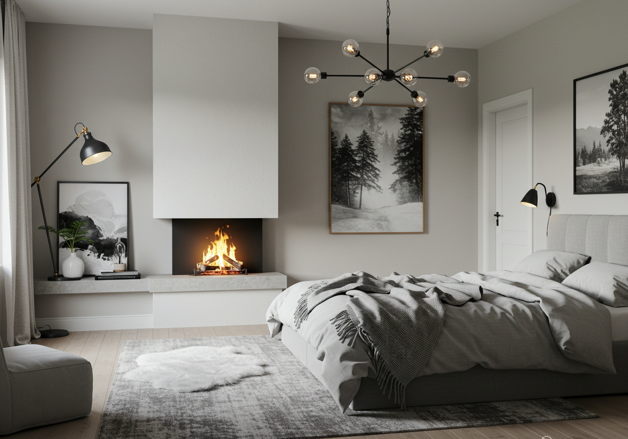 82 Cozy And Cool Bedroom Fireplace Ideas