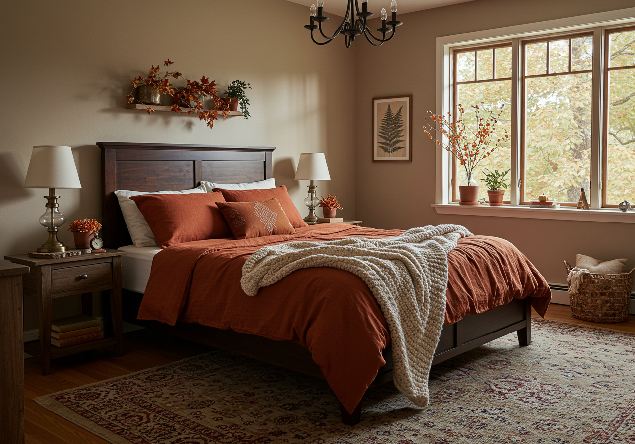 33 Cozy Fall Bedroom Decorating Ideas