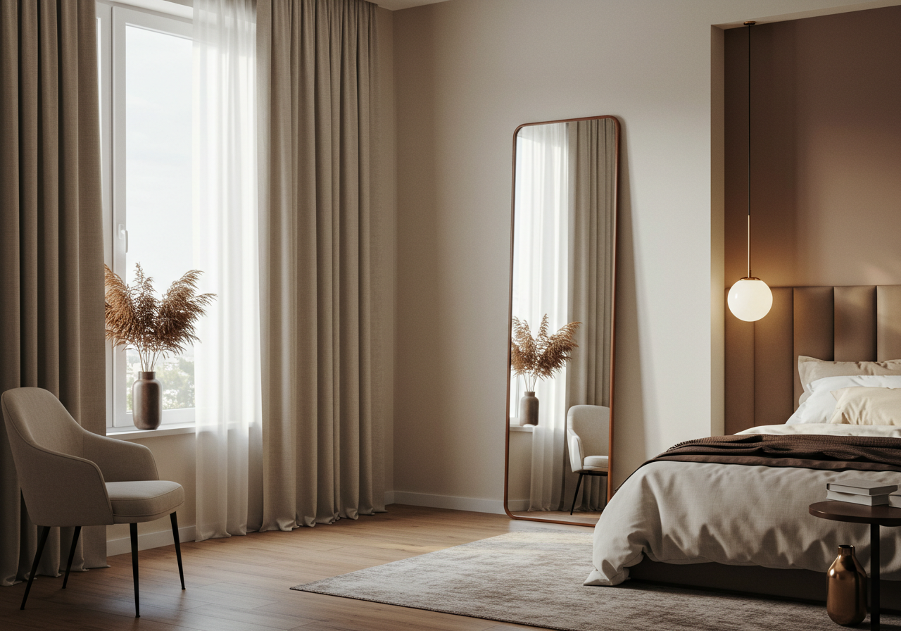 Best Spots to Place a Mirror in Your Bedroom