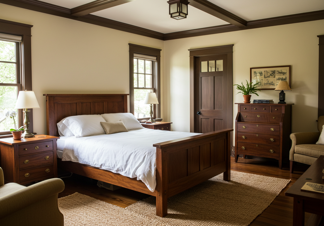23 Magnificent Craftsman Style Bedroom Ideas