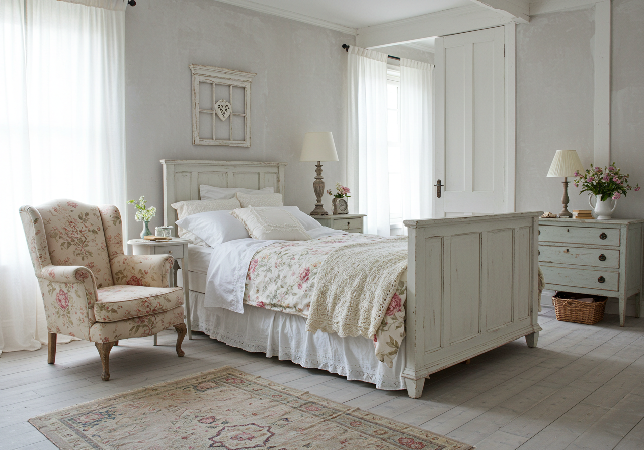 31 Brilliantly Shabby Chic Bedroom Designs