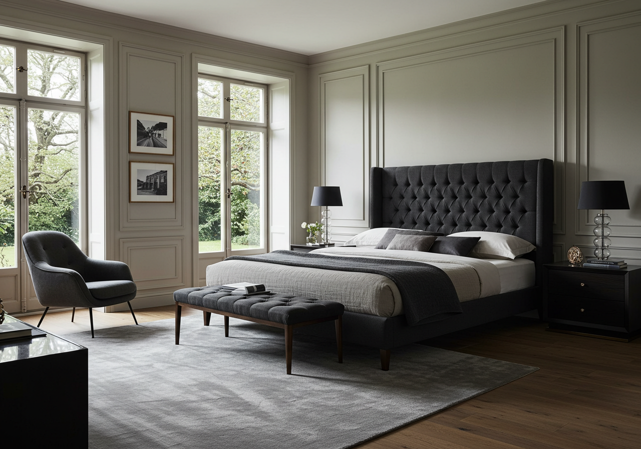 25 Jaw-Dropping Bedrooms with Dark Furniture