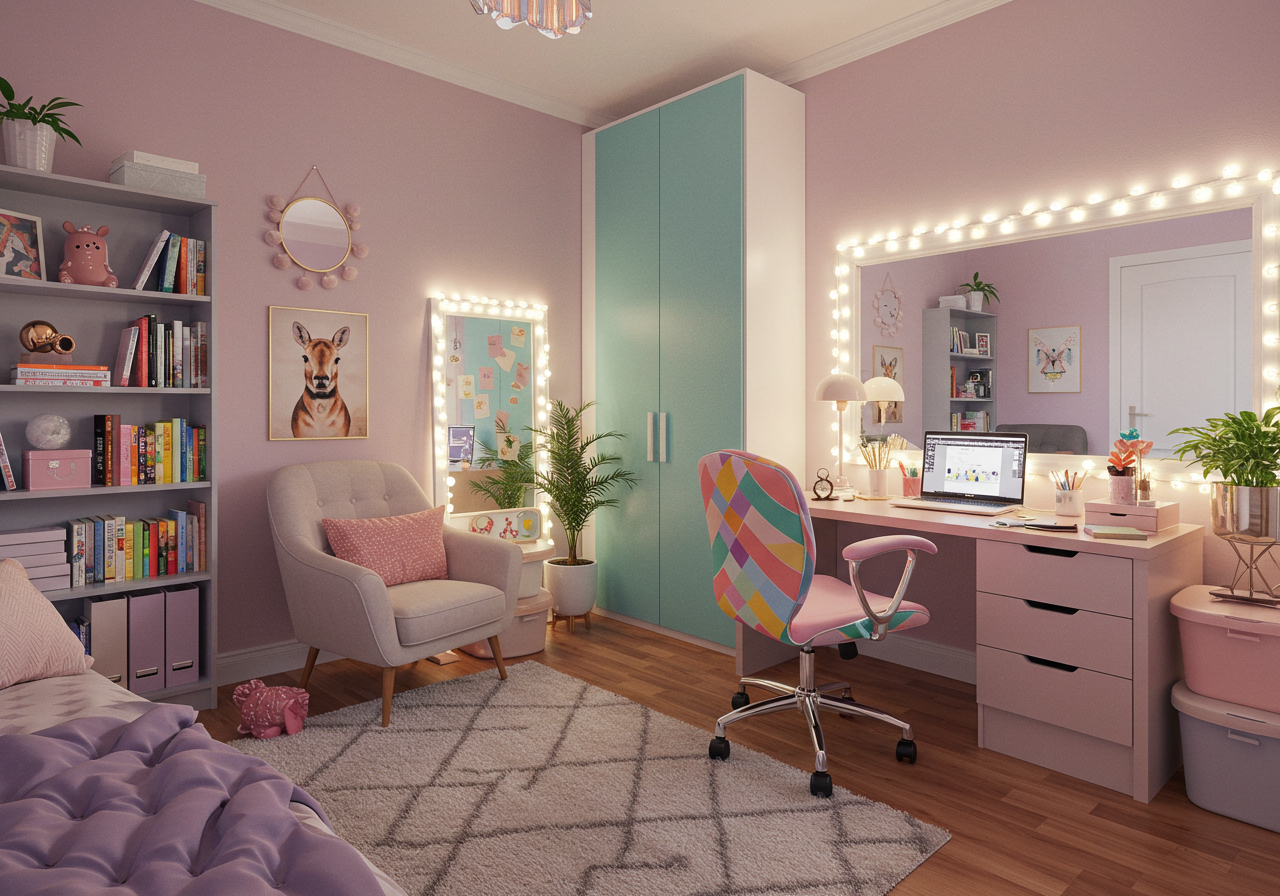 15 Room Design Ideas for Teenage Girls
