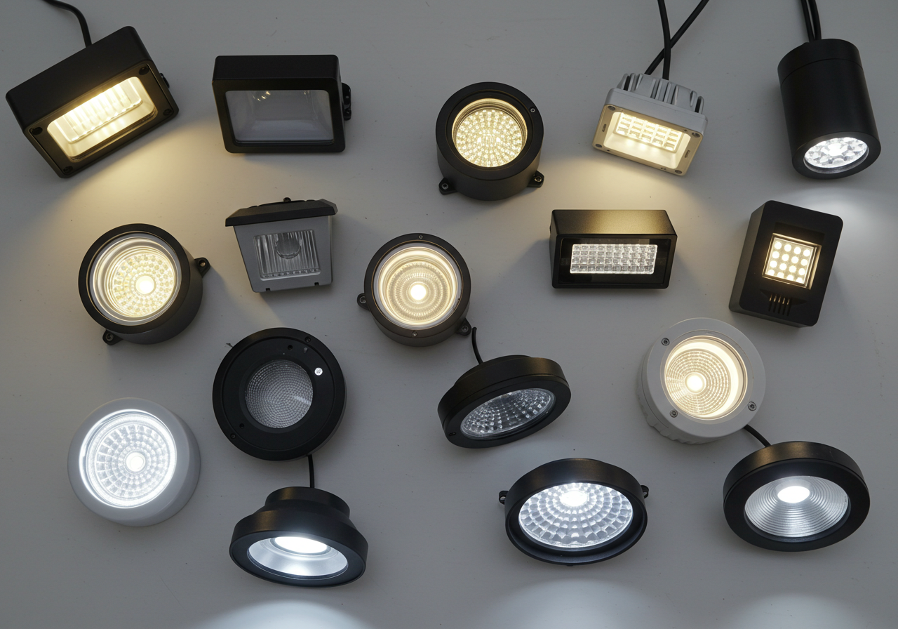 Illuminated Pavers: 10 Landscape Lights of Driveways and Paths