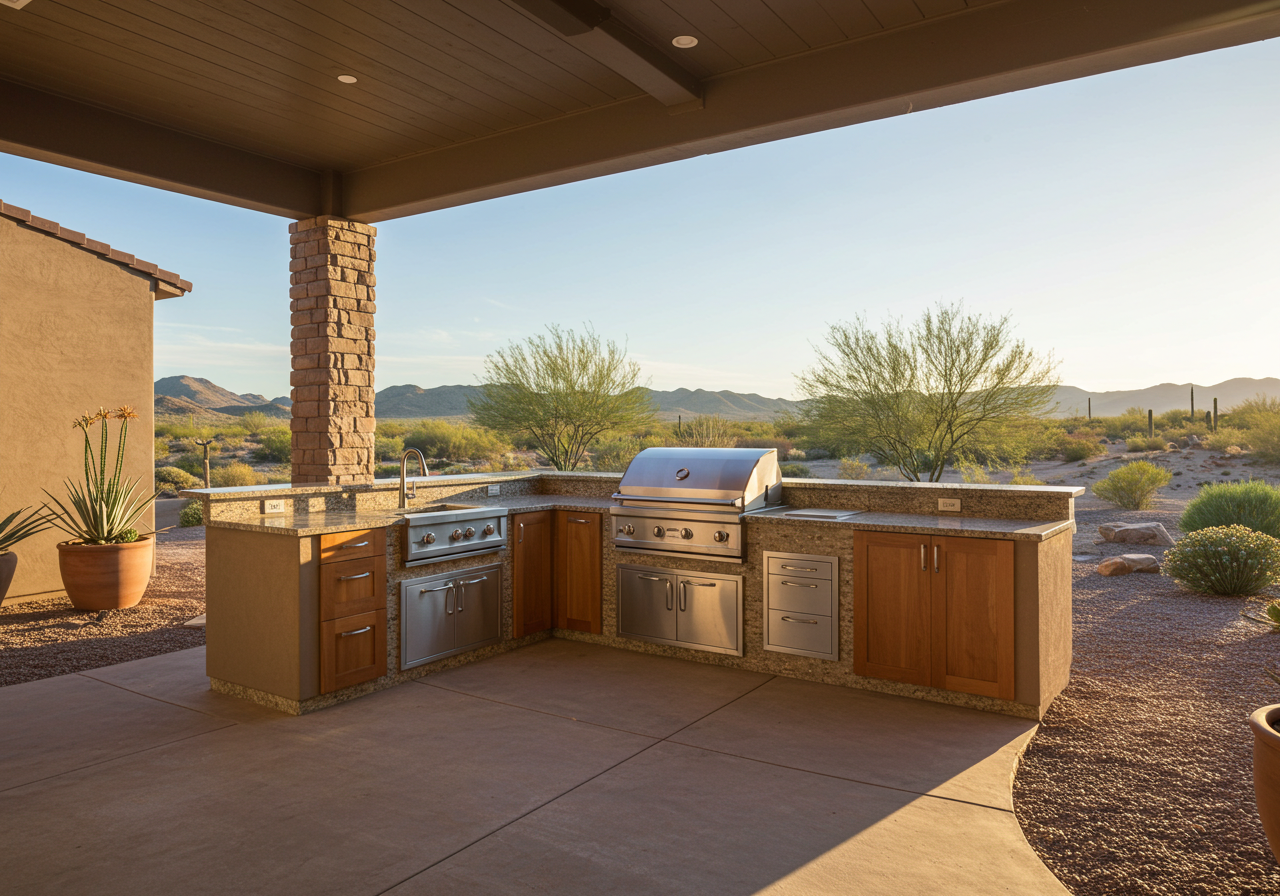 Inspiration for Desert Outdoor Kitchens