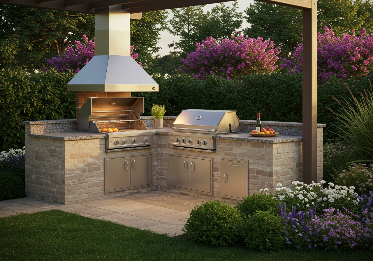 Why a Stunning Outdoor Kitchenette is the Right Choice for Your Small Space