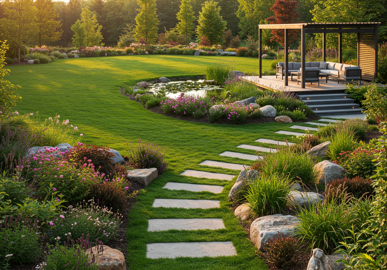 Hardscape Design: Ideal Ways to Combine with Landscape Features