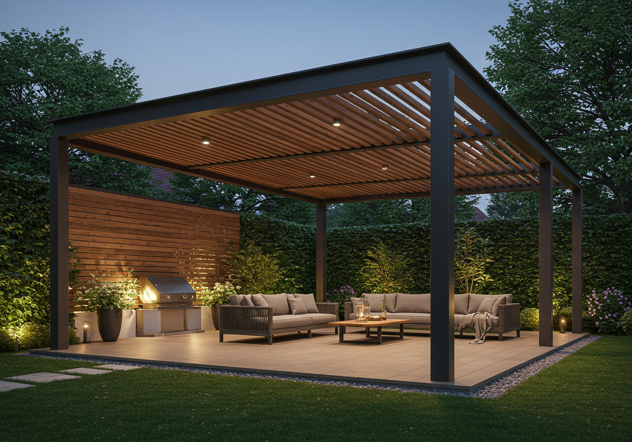 Luxury Roofing Ideas For Modern Pergola Designs