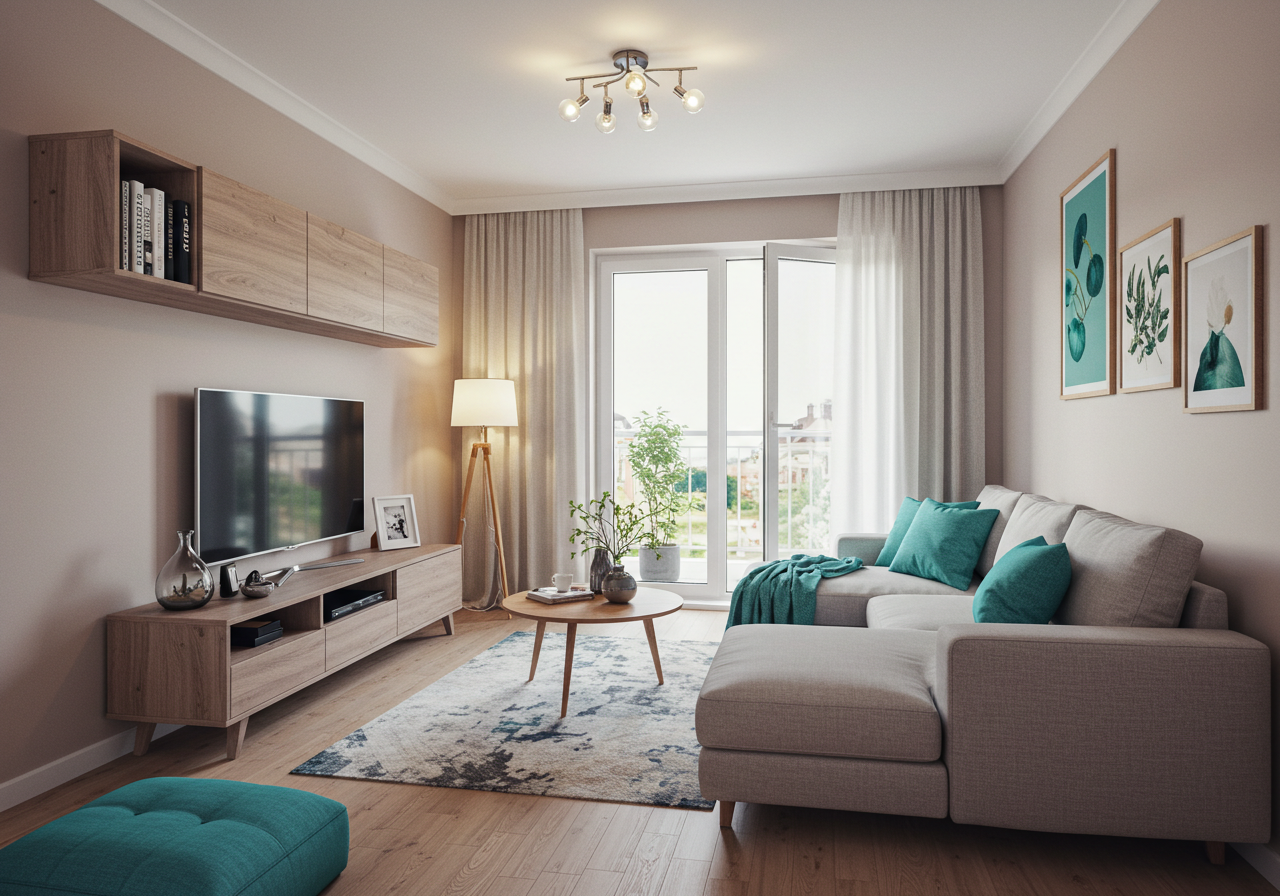 16 Designer Small Living Room Ideas With TV