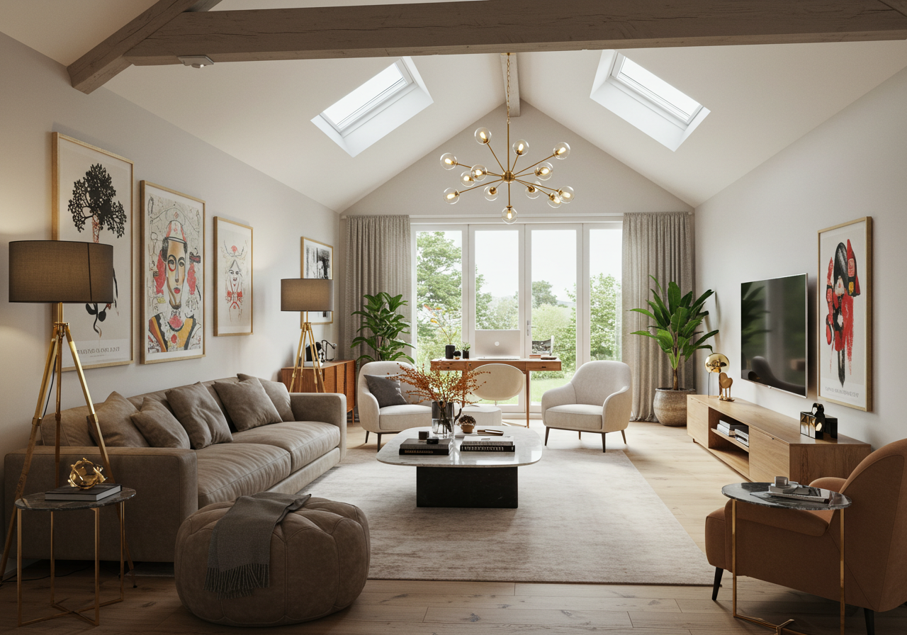 Ideas for Designing a Spacious and Stylish Large Living Room