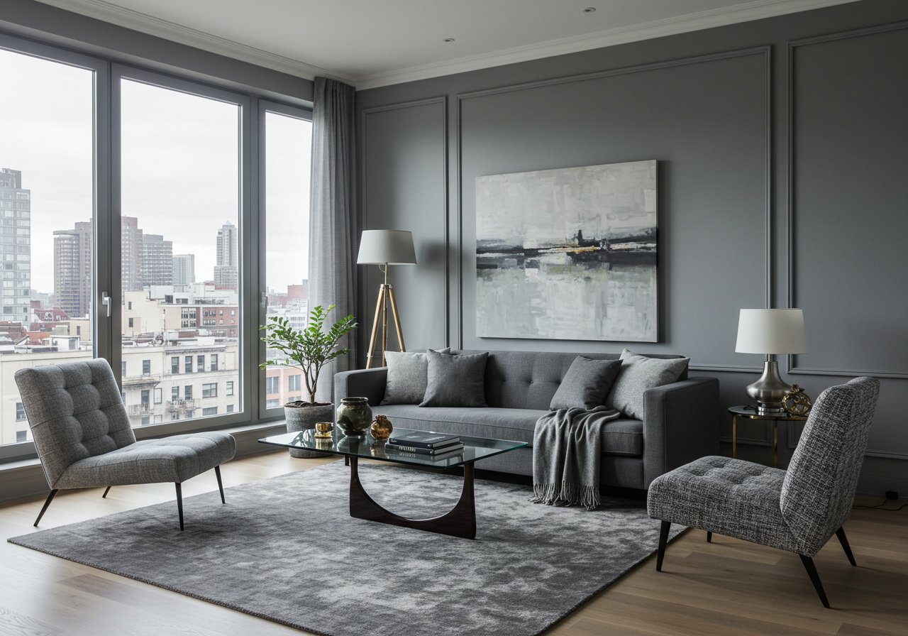 Inspiring Gray Living Room Ideas