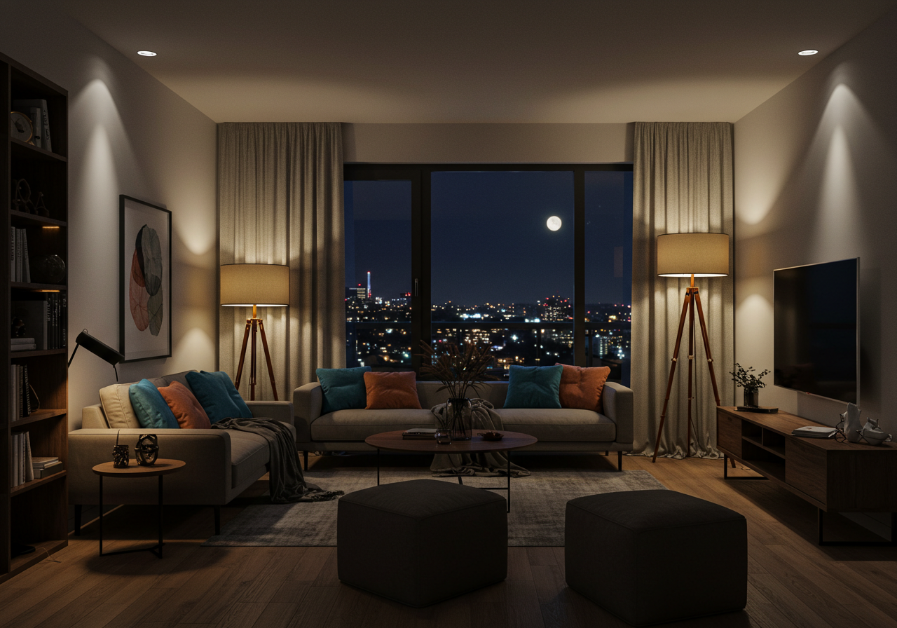 33 Illuminating Living Room Design Ideas