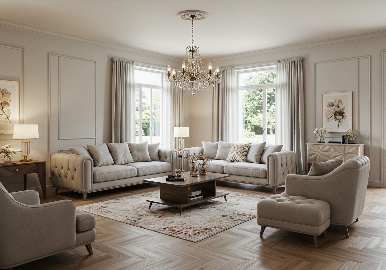 31 Captivating Living Rooms to Dream About