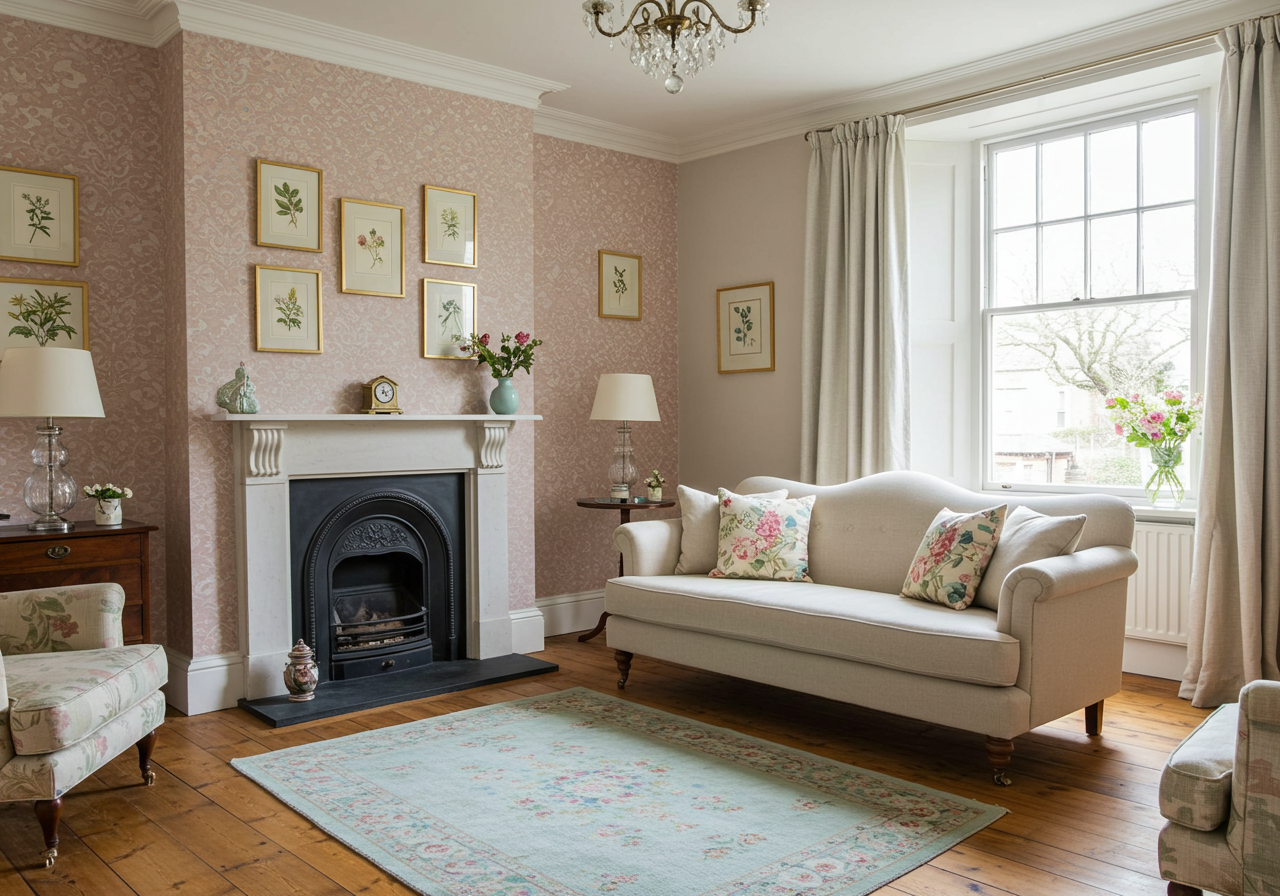 22 Charming Victorian Living Room Design Ideas