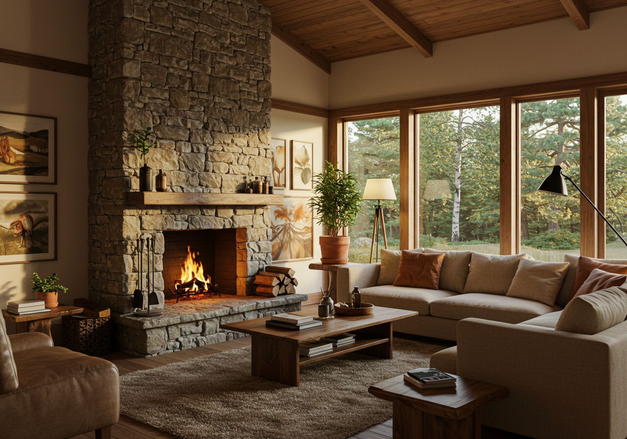 25 Gorgeous Minimalist Fireplaces to Keep You Cozy This Winter