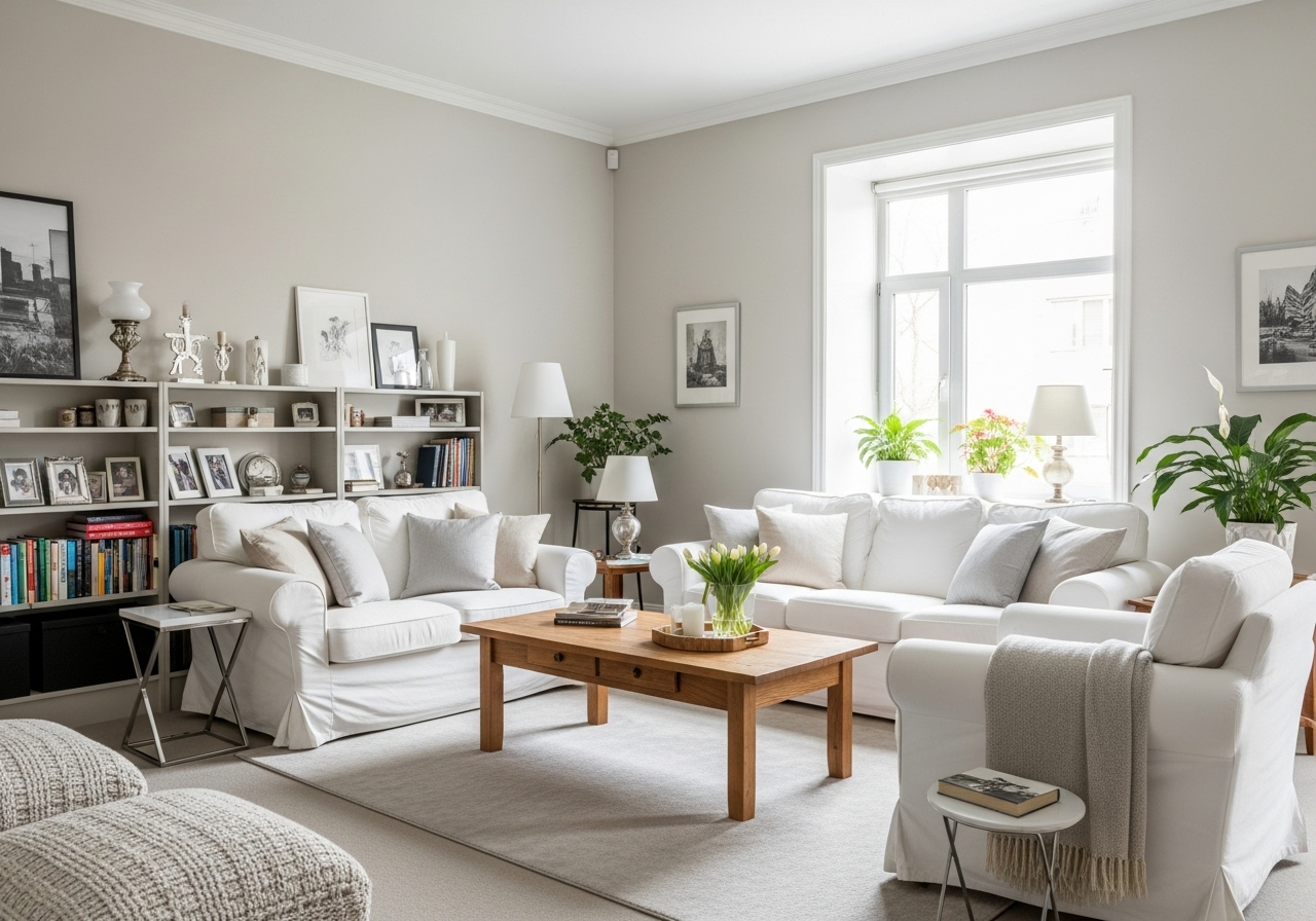Elegant White Living Room Ideas for a Bright and Fresh Ambiance