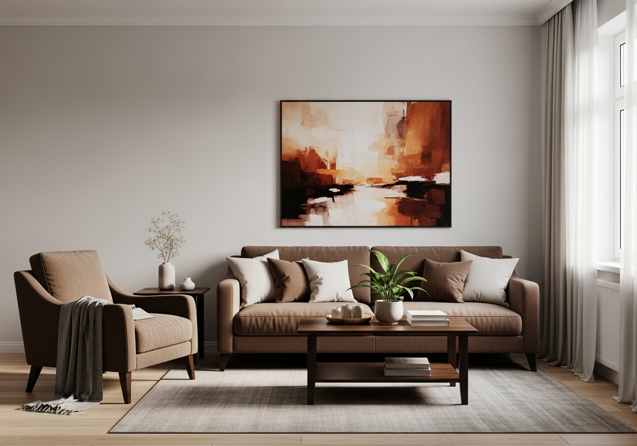 Brown Living Room Ideas for a Cozy Atmosphere