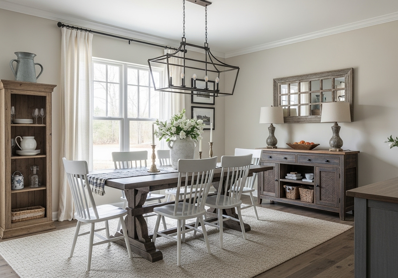 Create the Farmhouse Dining Room of Your Dreams
