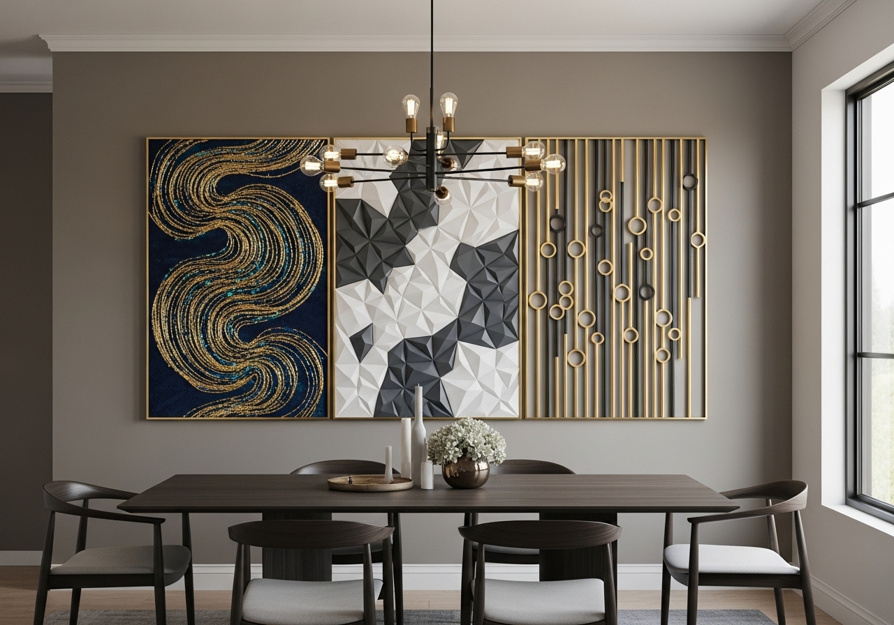 Elegant and Creative Wall Decor Ideas for Your Dining Room