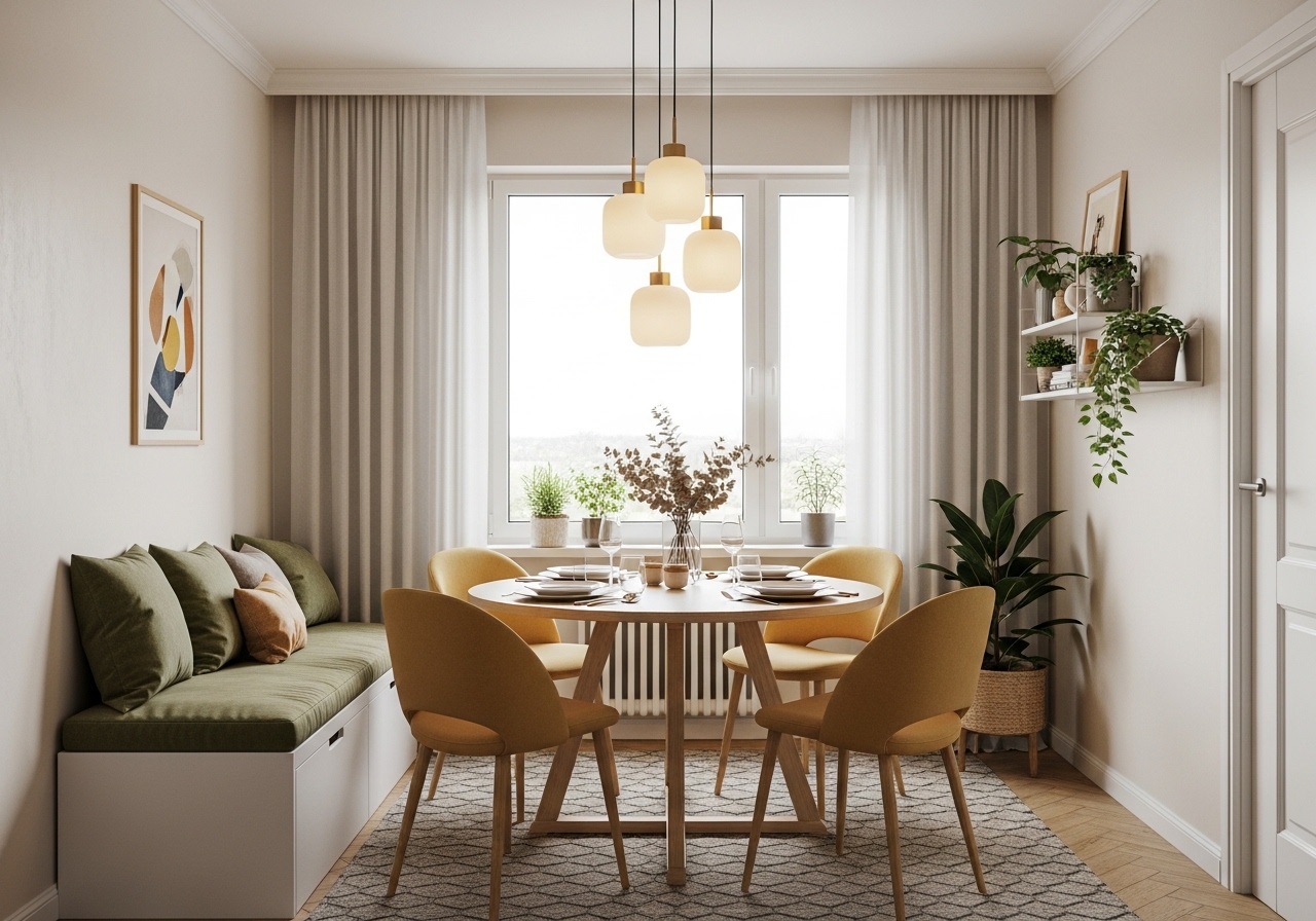 Design Ideas for a Cozy Small Dining Room