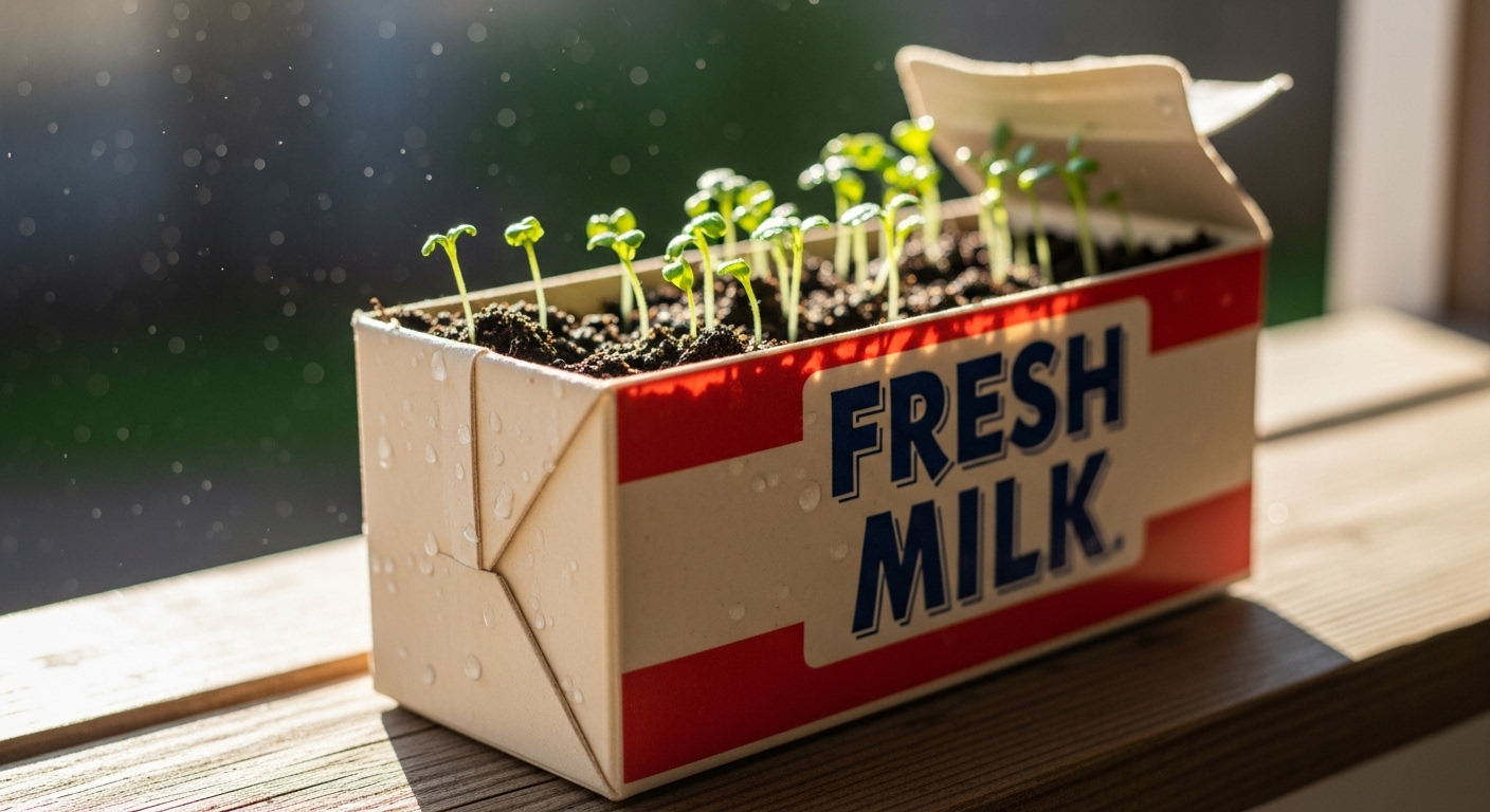 Milk Carton Planter