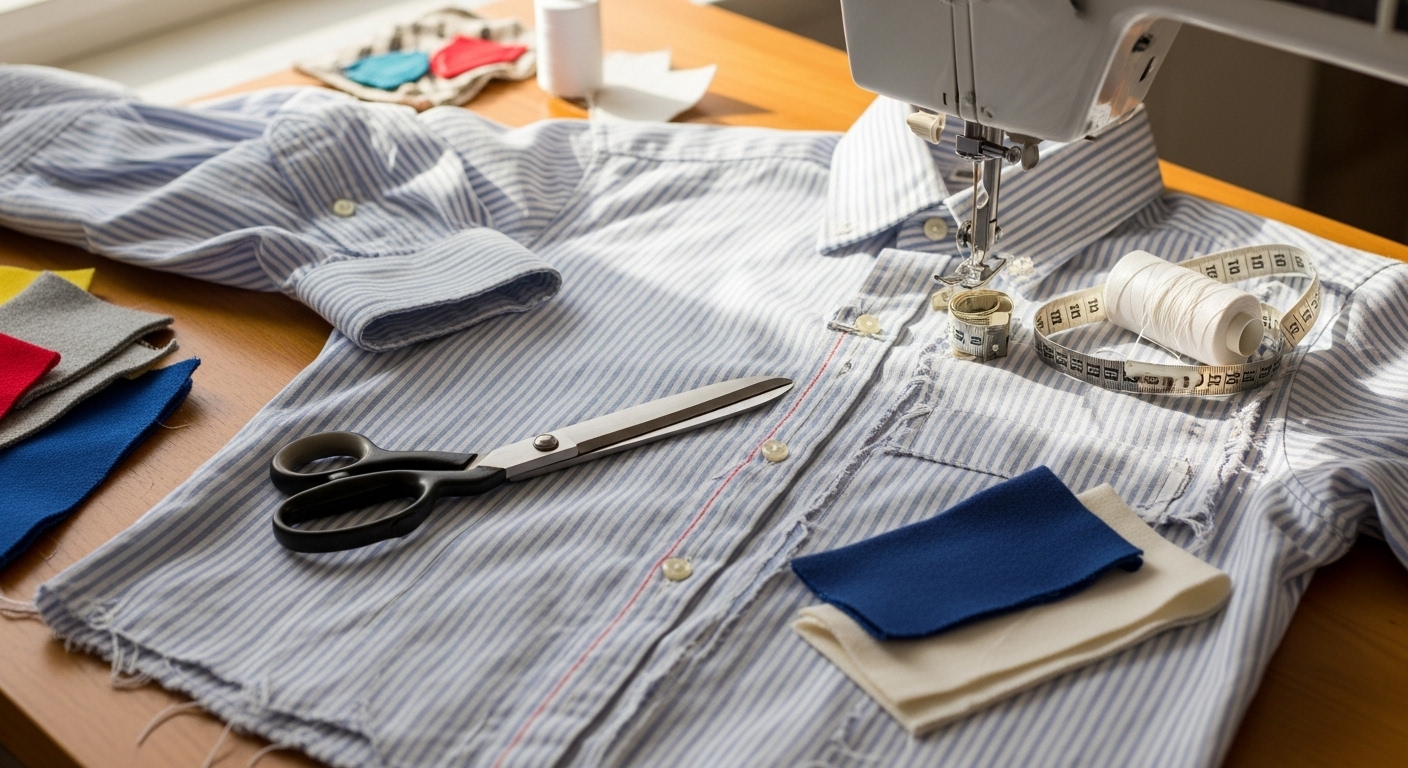 Upcycle a Dress Shirt