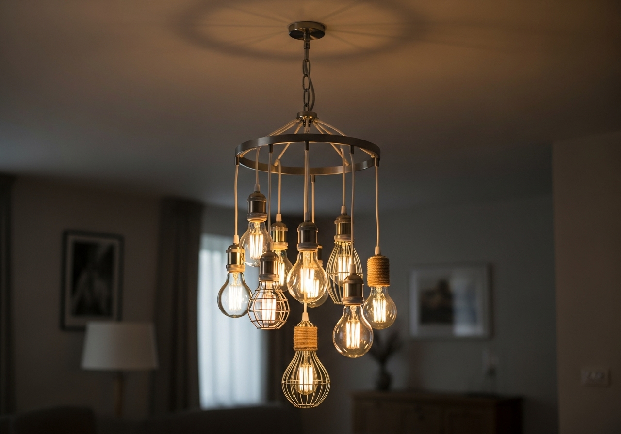 Light Bulb Chandelier