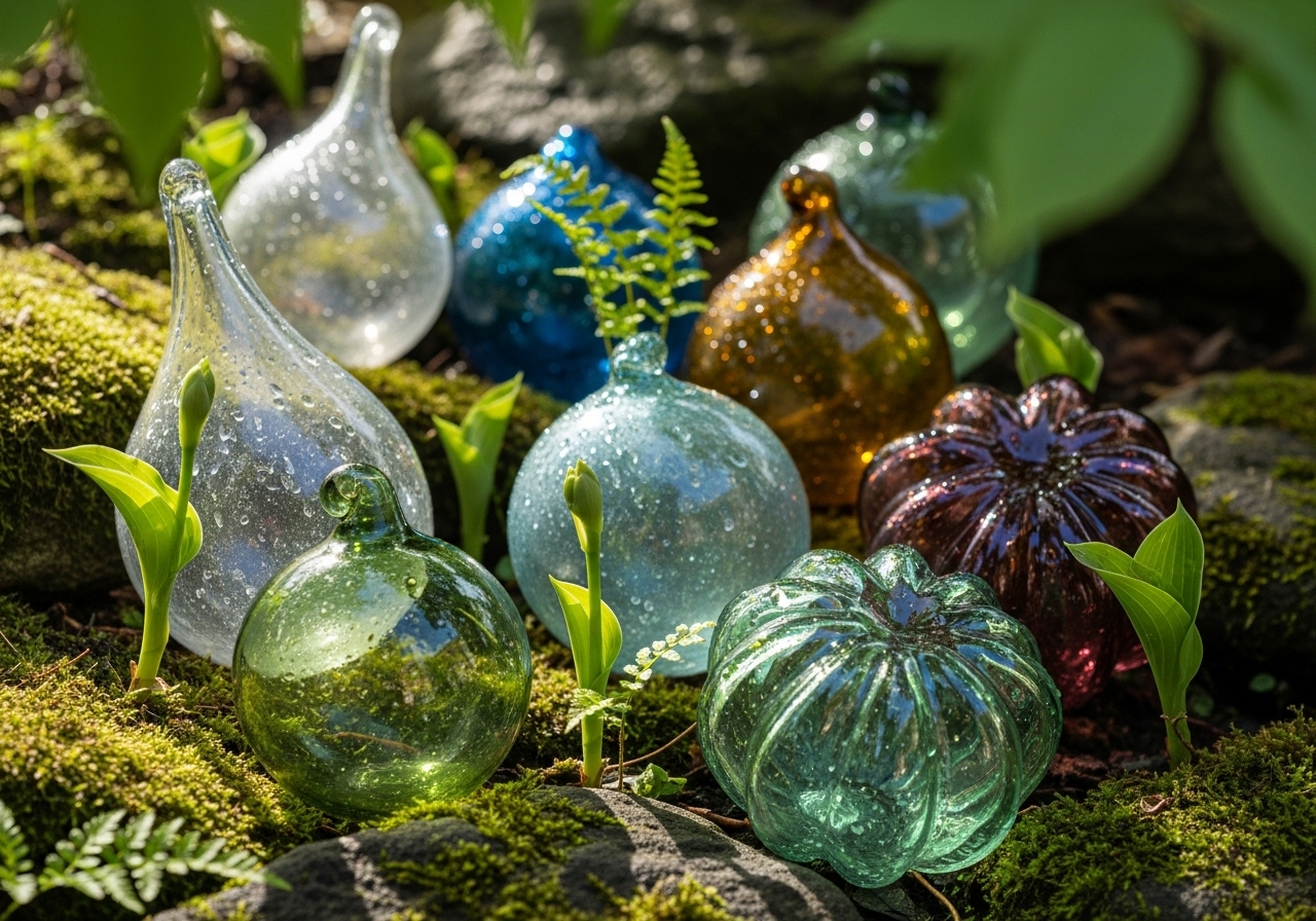 Vintage Glass Garden