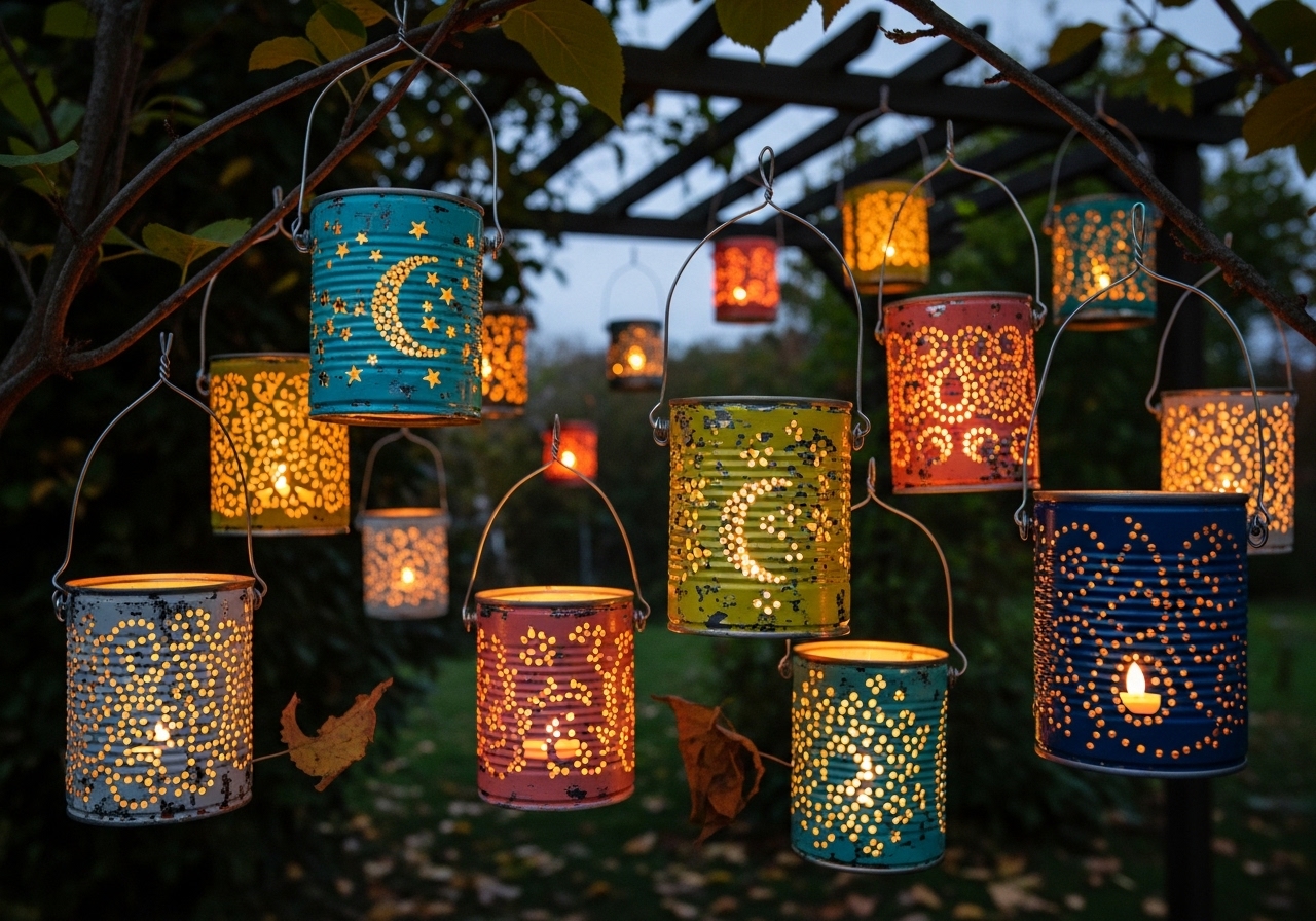 Tin Can Lanterns in Ten Minutes