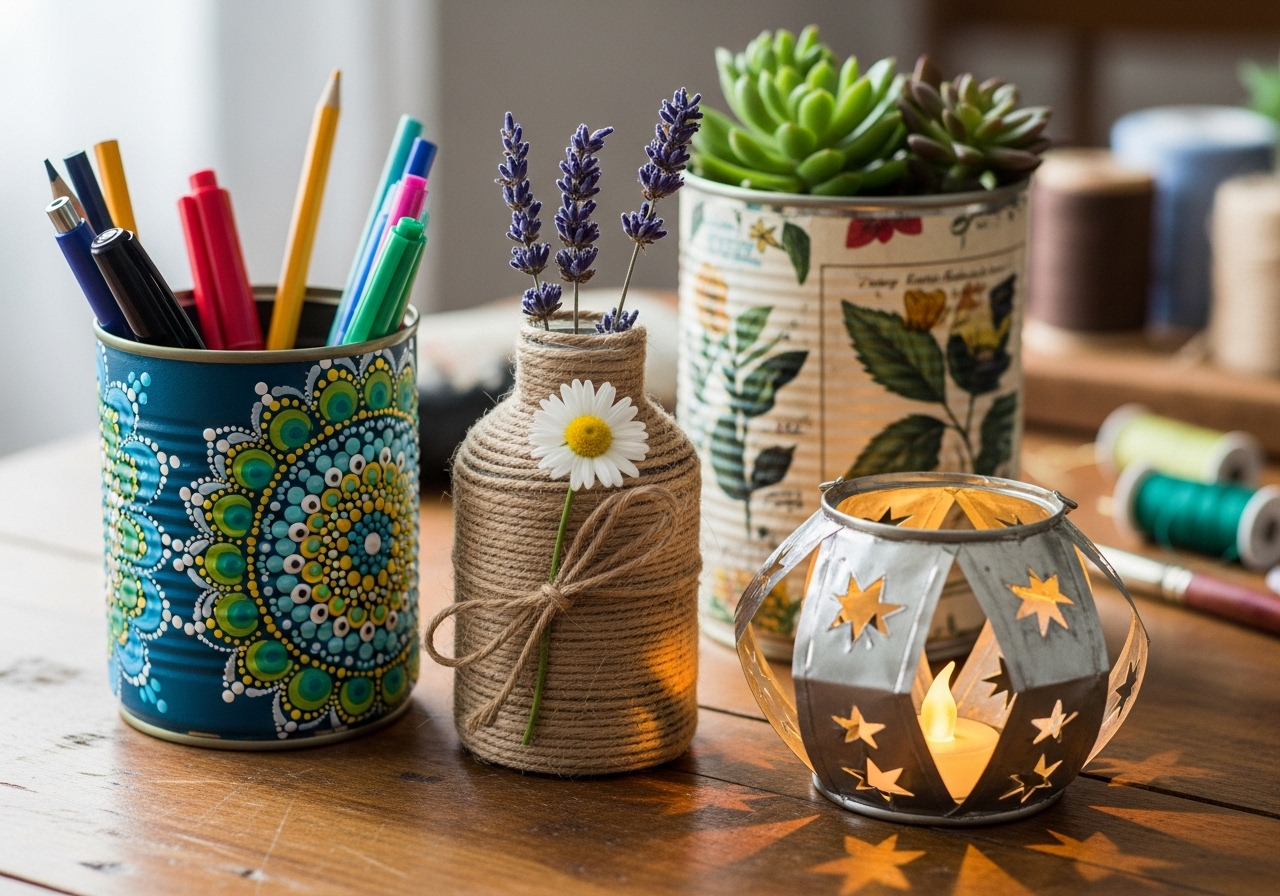 37 Upcycled Tin Can Crafts