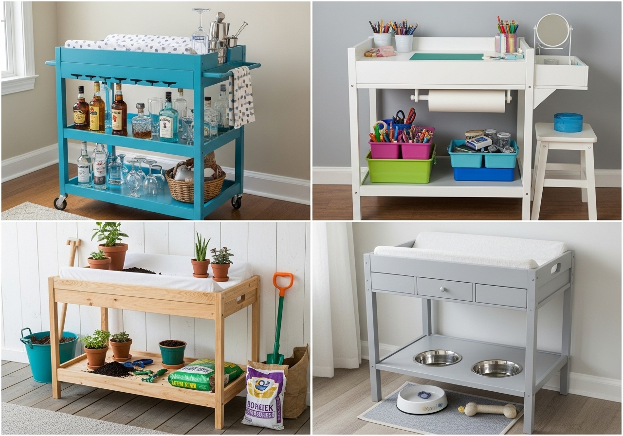 20 Brilliant Repurposing Projects For Changing Tables